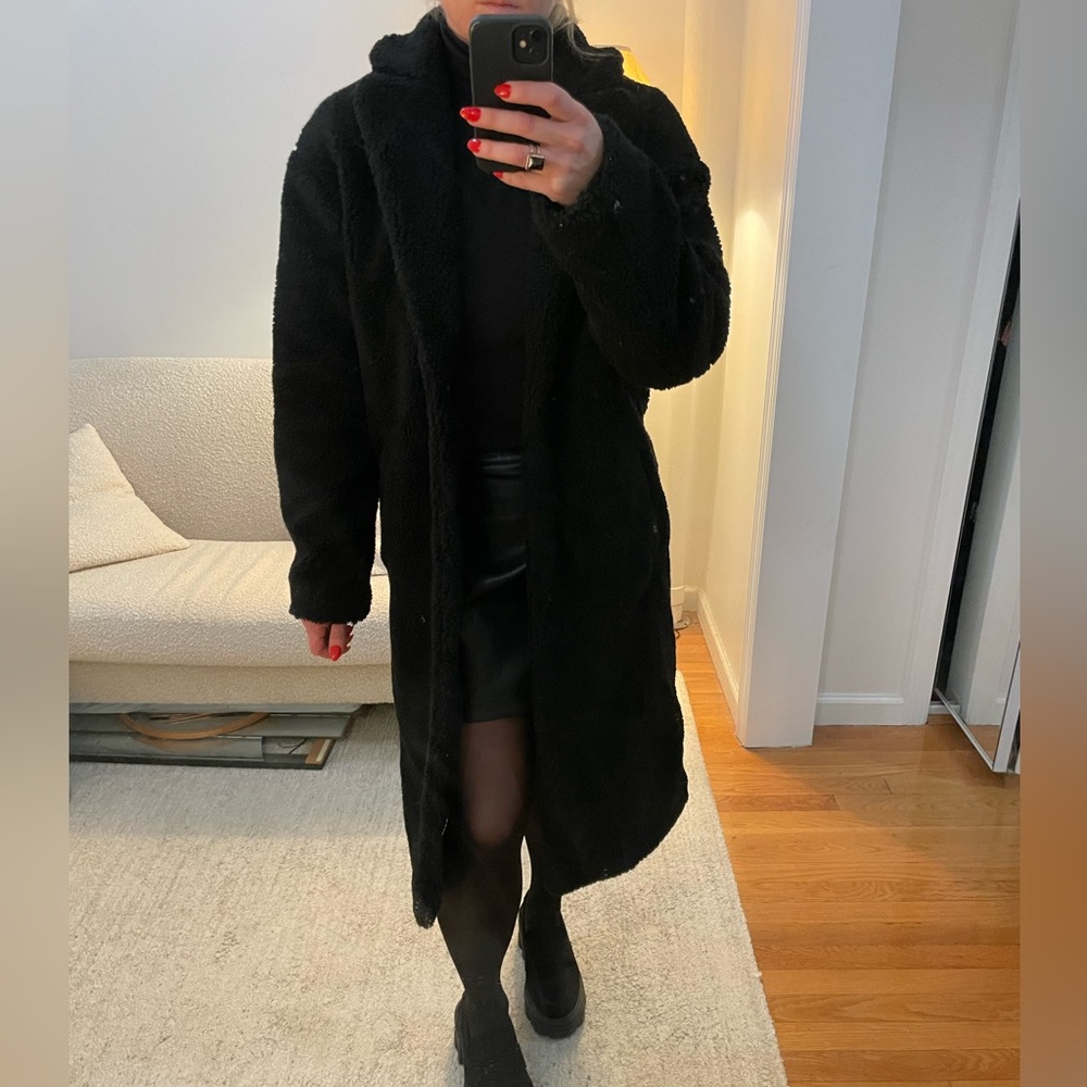 Brand new black H&M coat
